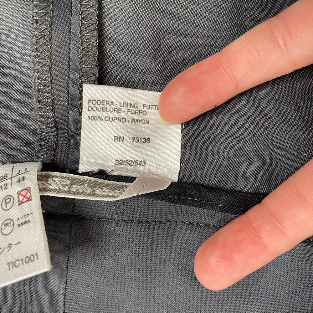 Maxmara Gray Wool Blend Trouser Pants - image 6